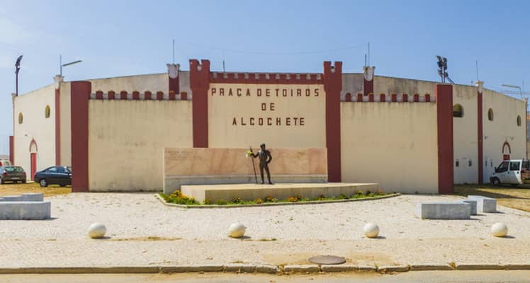 Frontal de la Plaza de Alcochete